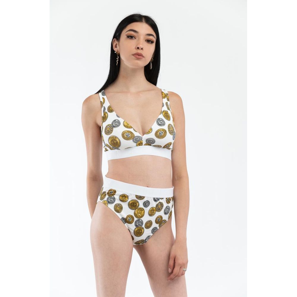 Moschino White Cotton Bra